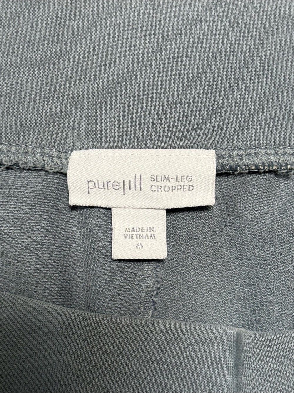 J.Jill Pure Jill Slim-Leg Cropped Pants | Dusty Blue | Size Medium - Picture 4 of 6